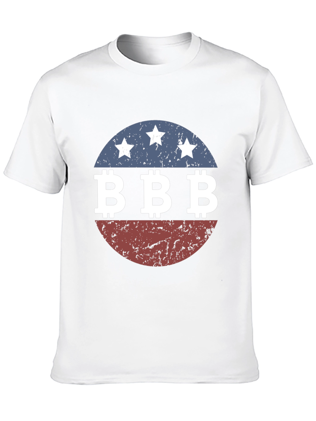 Camiseta Hombre Diseño BBB Estrellas Retro