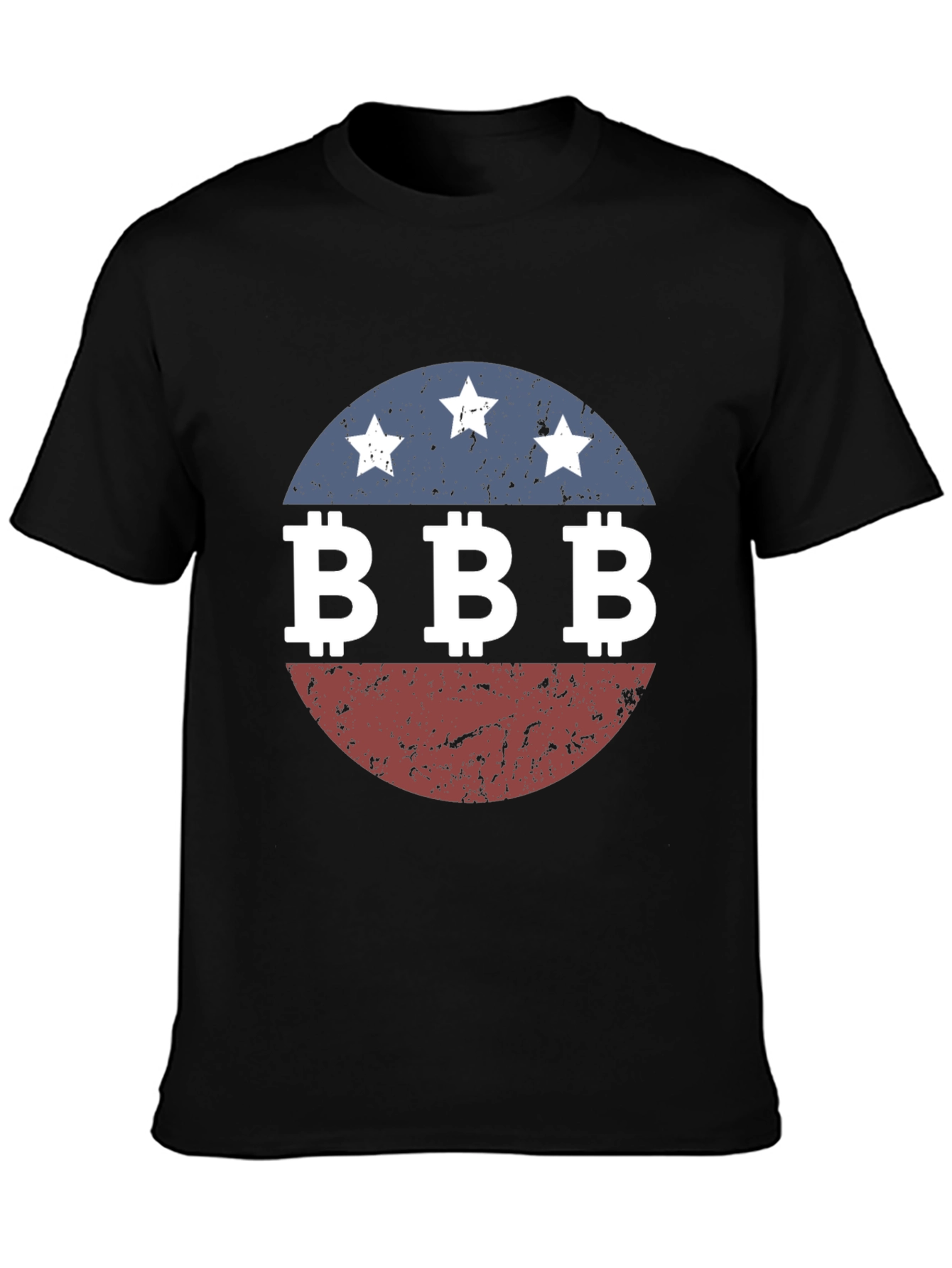 Camiseta Hombre Diseño BBB Estrellas Retro