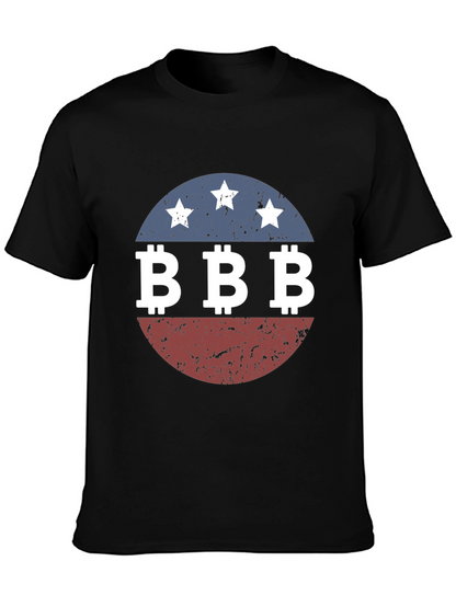 Camiseta Hombre Diseño BBB Estrellas Retro