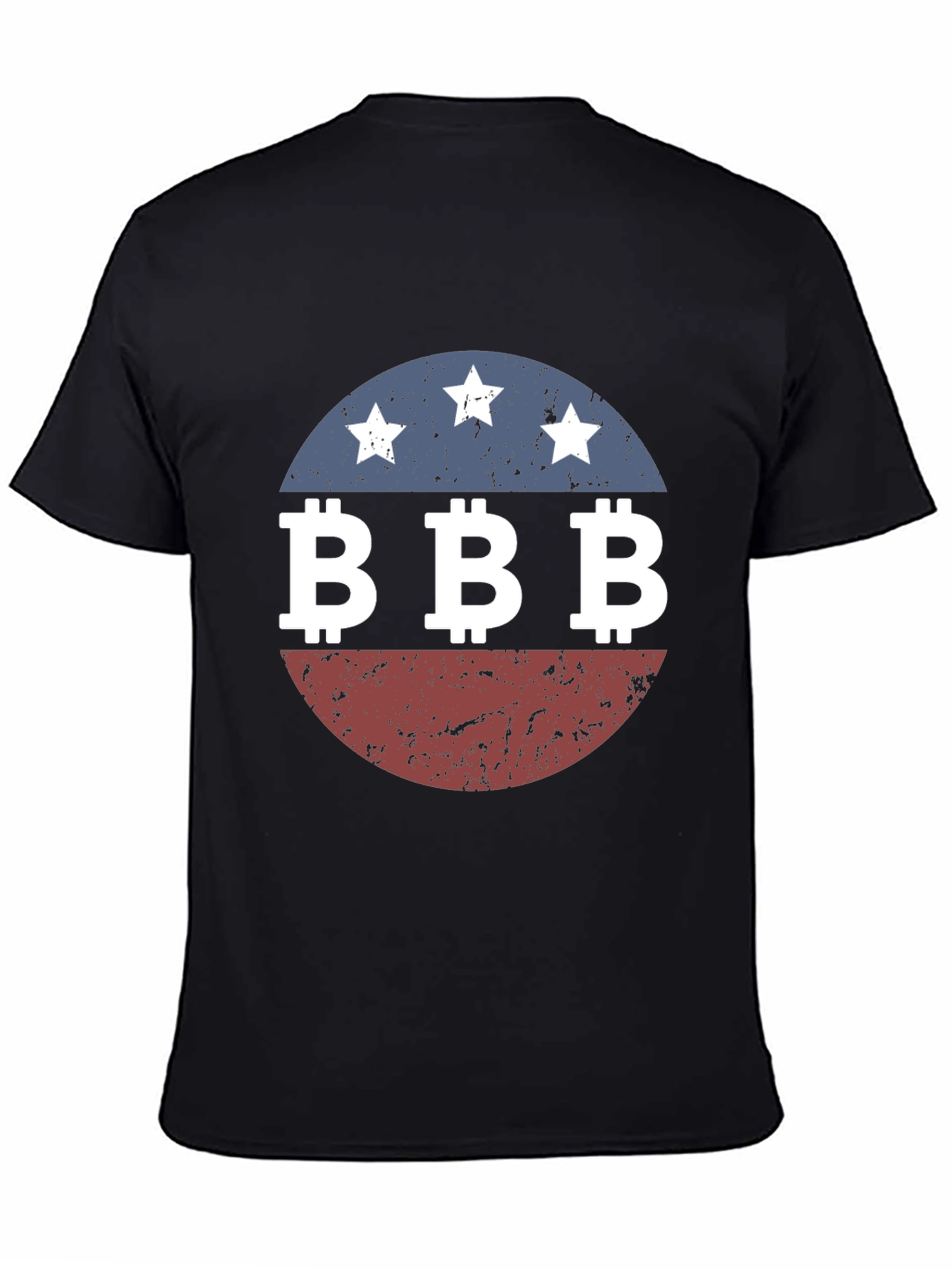 Camiseta Hombre Diseño BBB Estrellas Retro