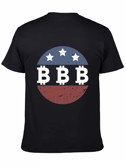 Camiseta Hombre Diseño BBB Estrellas Retro