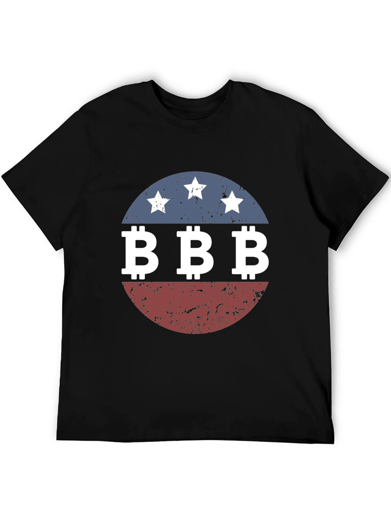 Camiseta Hombre Diseño BBB Estrellas Retro