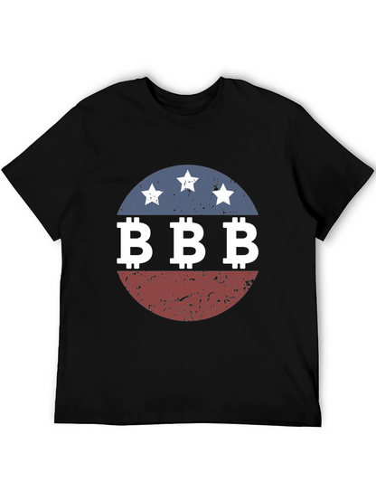 Camiseta Hombre Diseño BBB Estrellas Retro