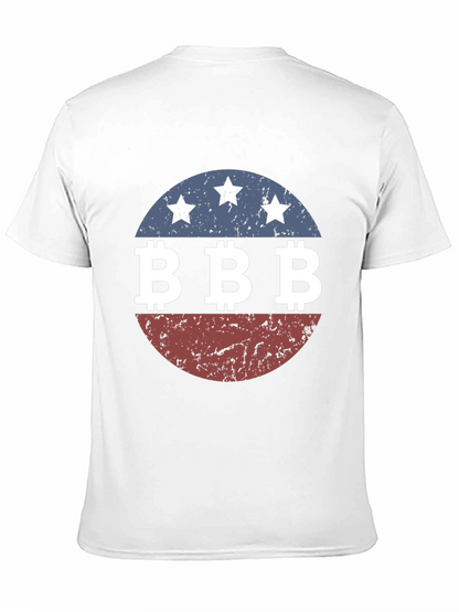 Camiseta Hombre Diseño BBB Estrellas Retro