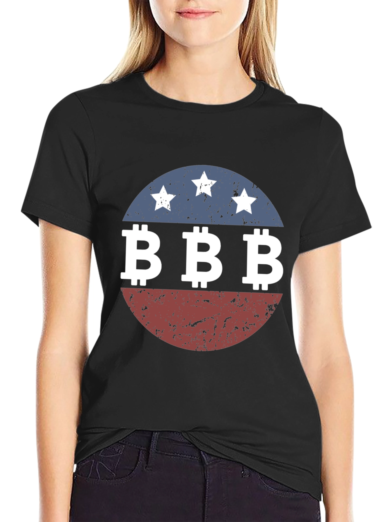Camiseta Hombre Diseño BBB Estrellas Retro