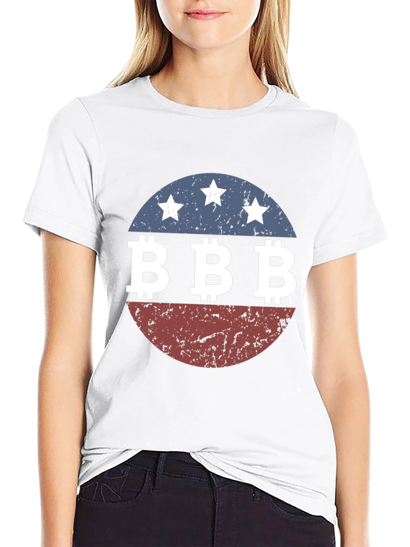 Camiseta Hombre Diseño BBB Estrellas Retro