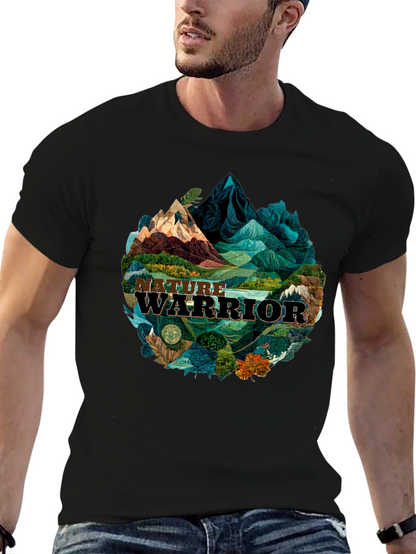 Camiseta Hombre: Guerrero de la Naturaleza