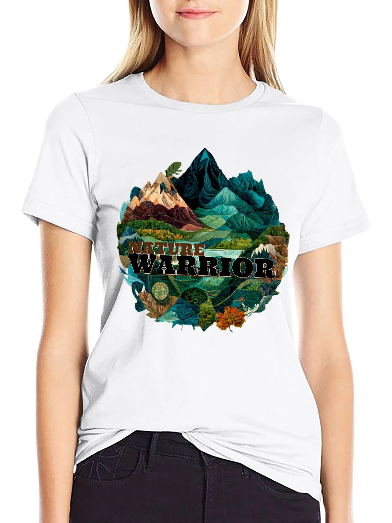 Camiseta Hombre: Guerrero de la Naturaleza