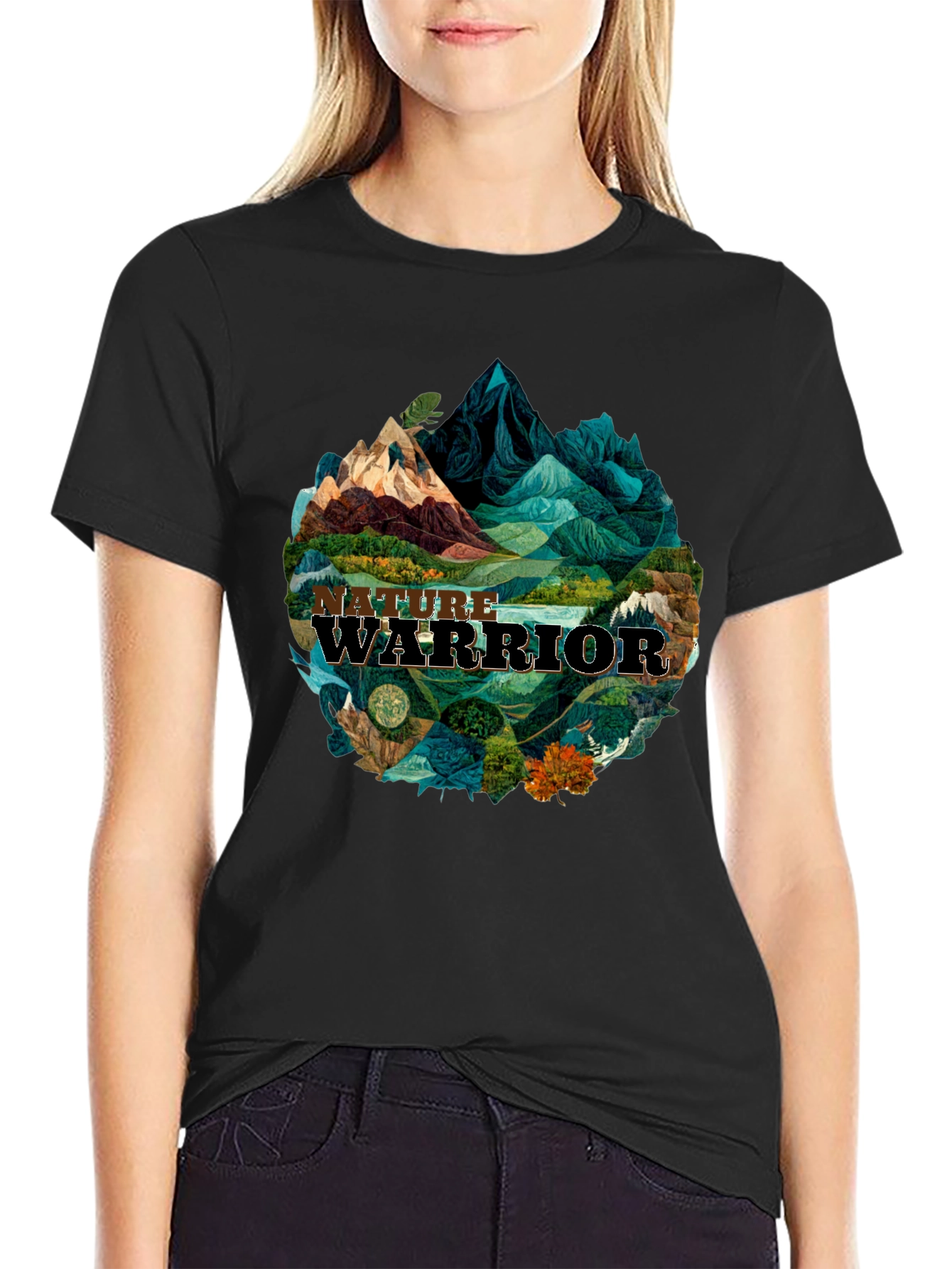 Camiseta Hombre: Guerrero de la Naturaleza