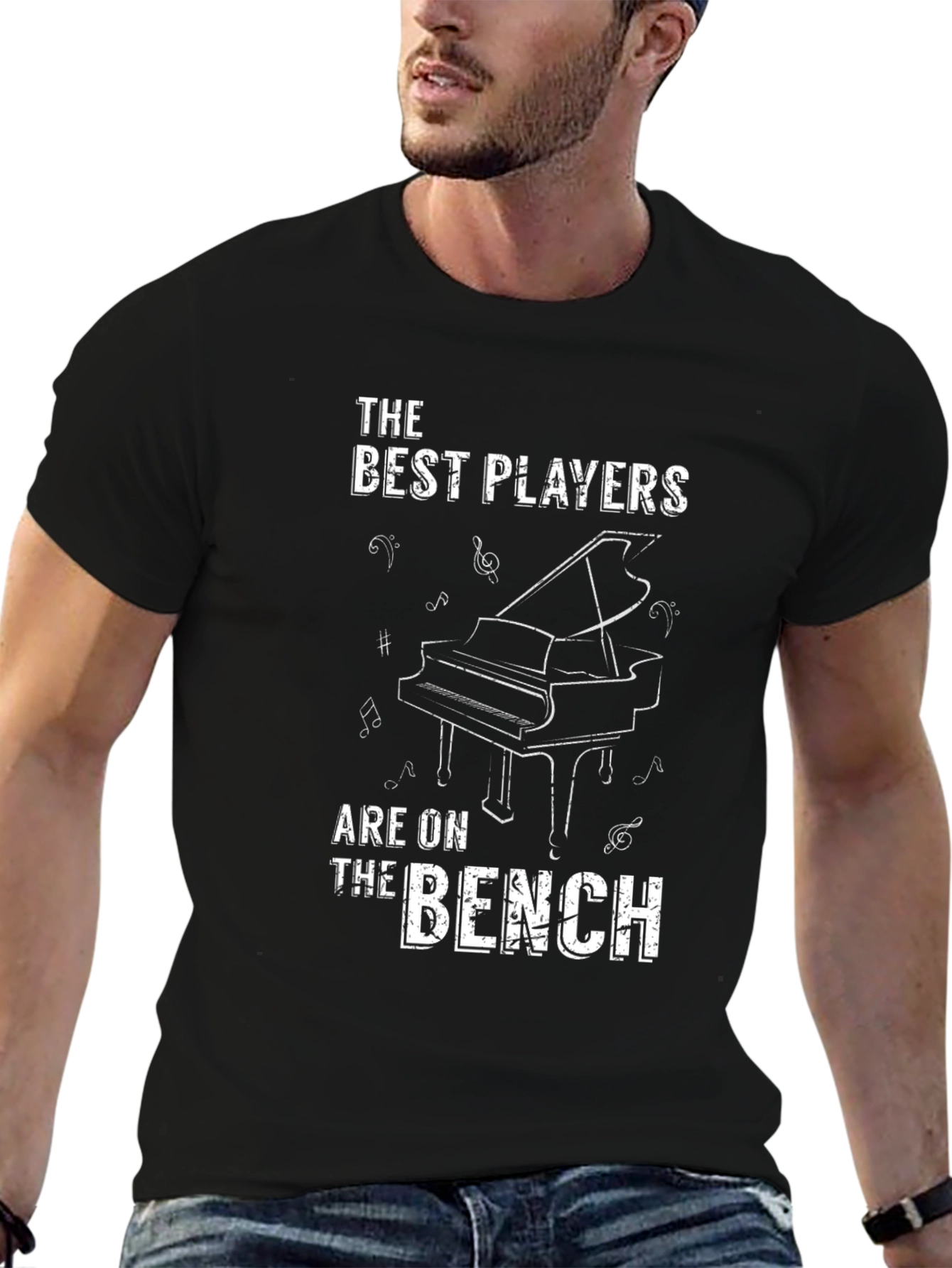 Camiseta Negra: Los Mejores Pianistas en la Banca