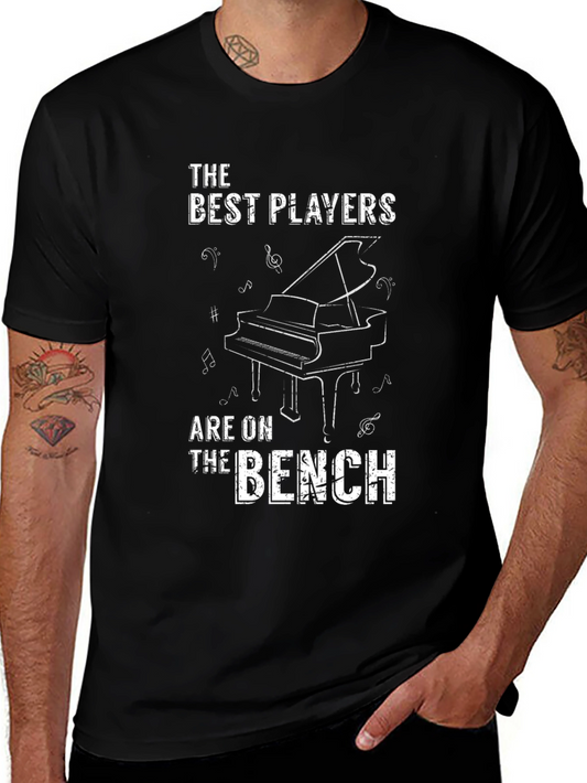 Camiseta Negra: Los Mejores Pianistas en la Banca