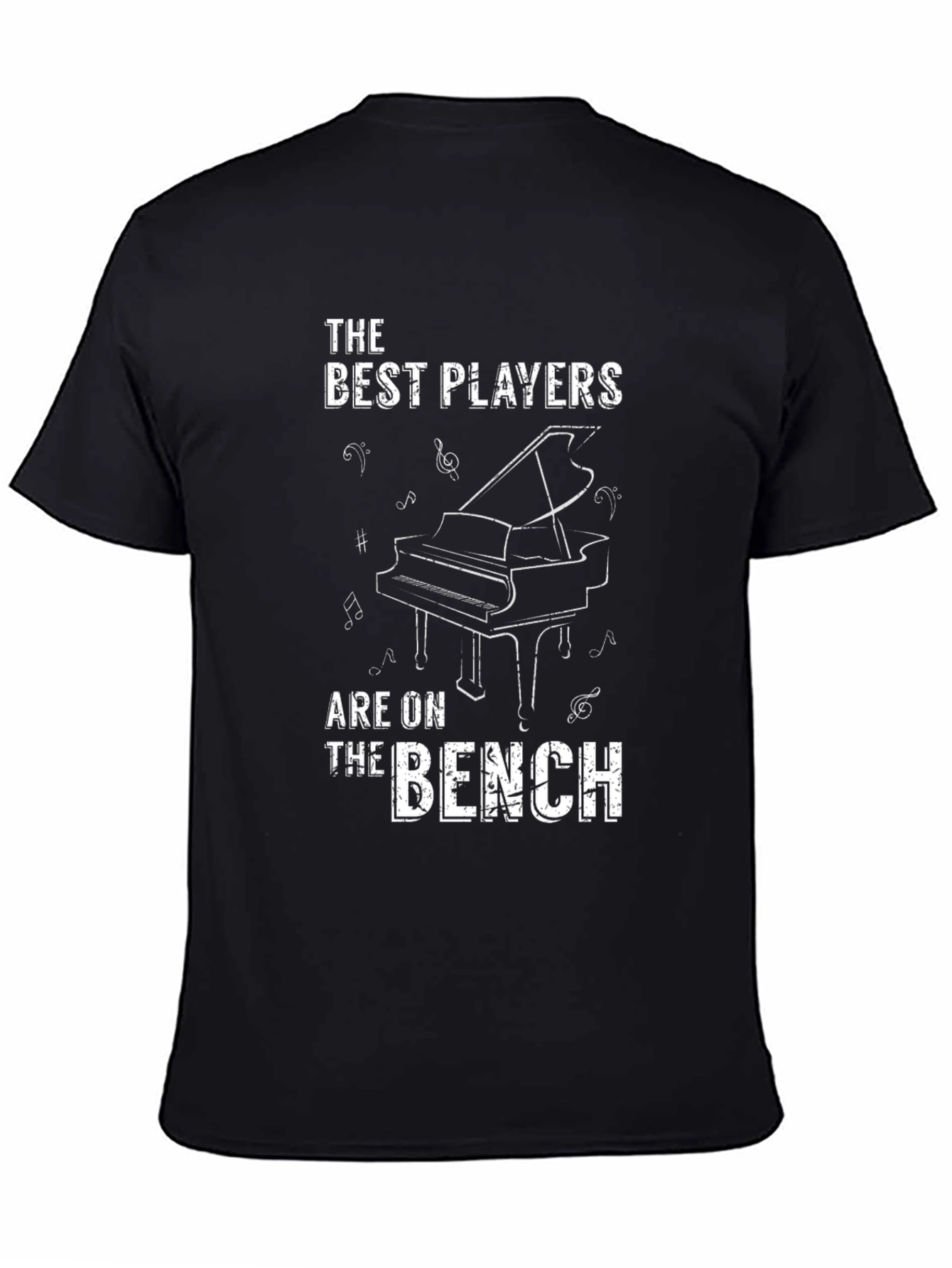 Camiseta Negra: Los Mejores Pianistas en la Banca