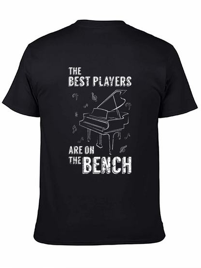 Camiseta Negra: Los Mejores Pianistas en la Banca