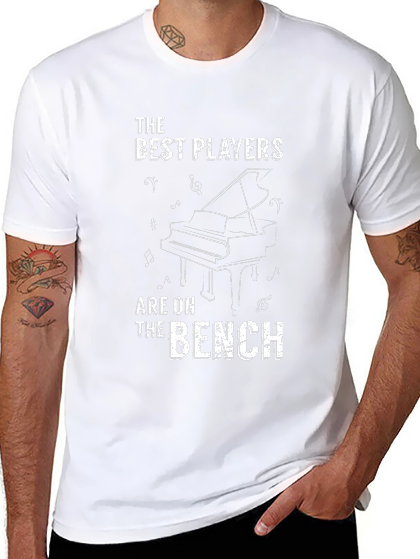 Camiseta Negra: Los Mejores Pianistas en la Banca