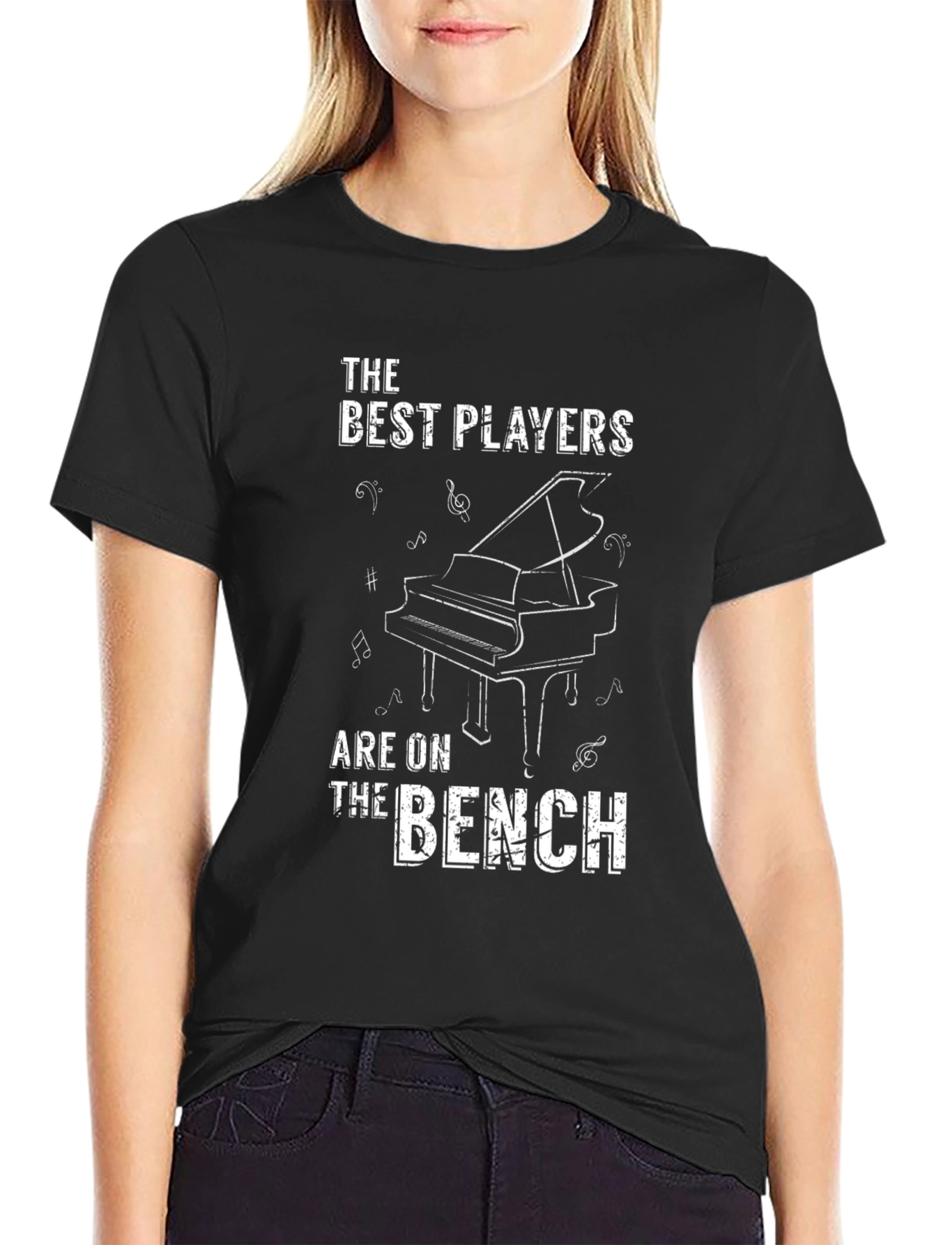 Camiseta Negra: Los Mejores Pianistas en la Banca