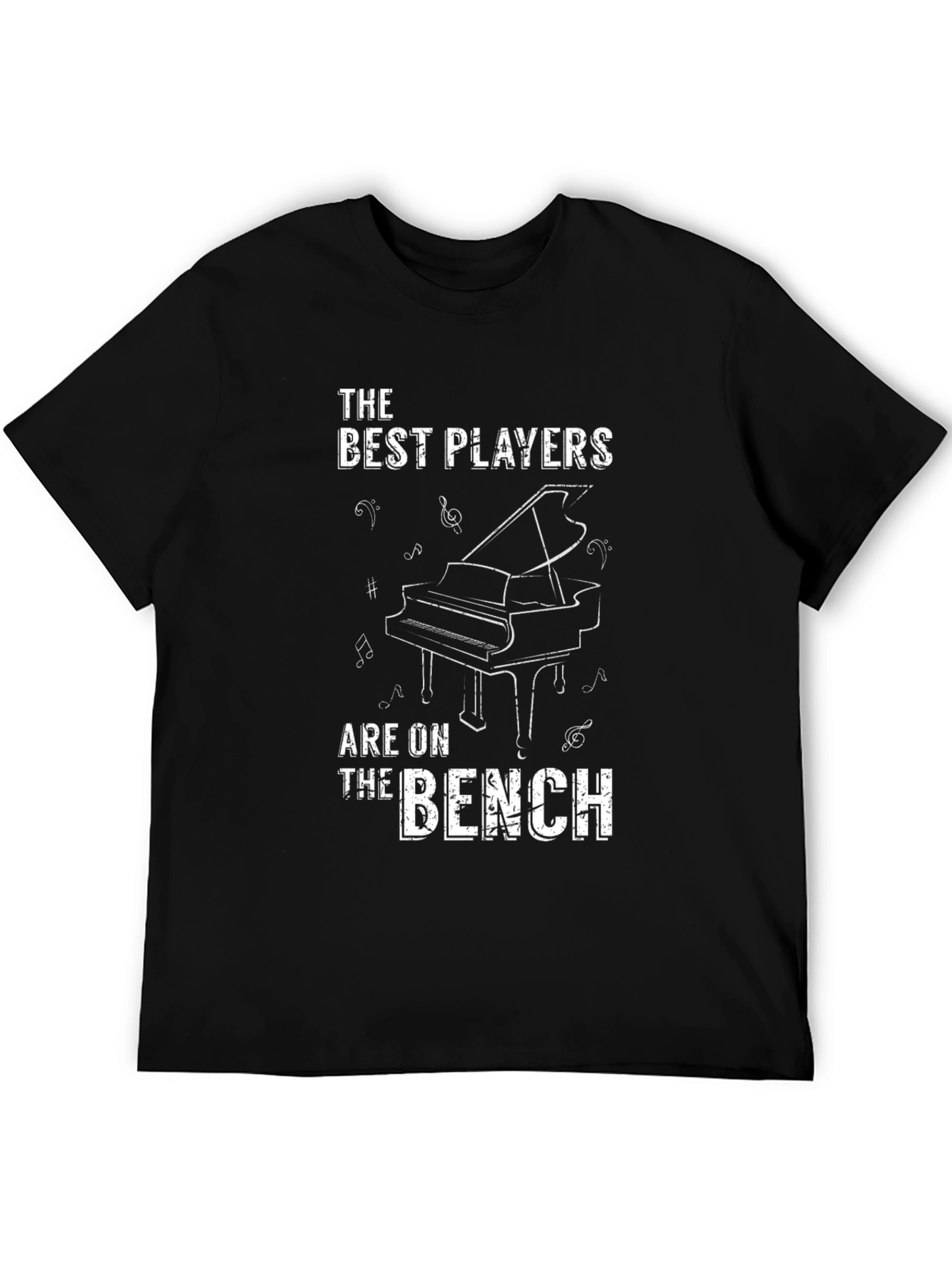 Camiseta Negra: Los Mejores Pianistas en la Banca