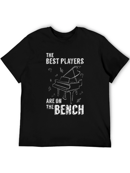 Camiseta Negra: Los Mejores Pianistas en la Banca