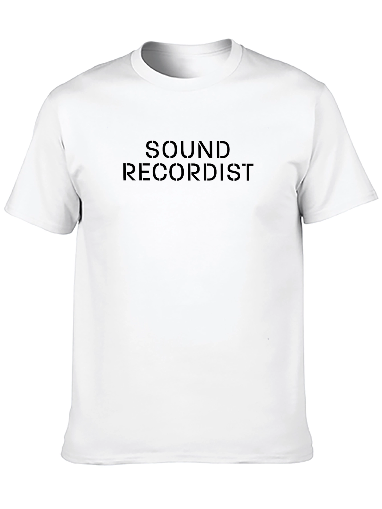 Camiseta Negra Sound Recordist