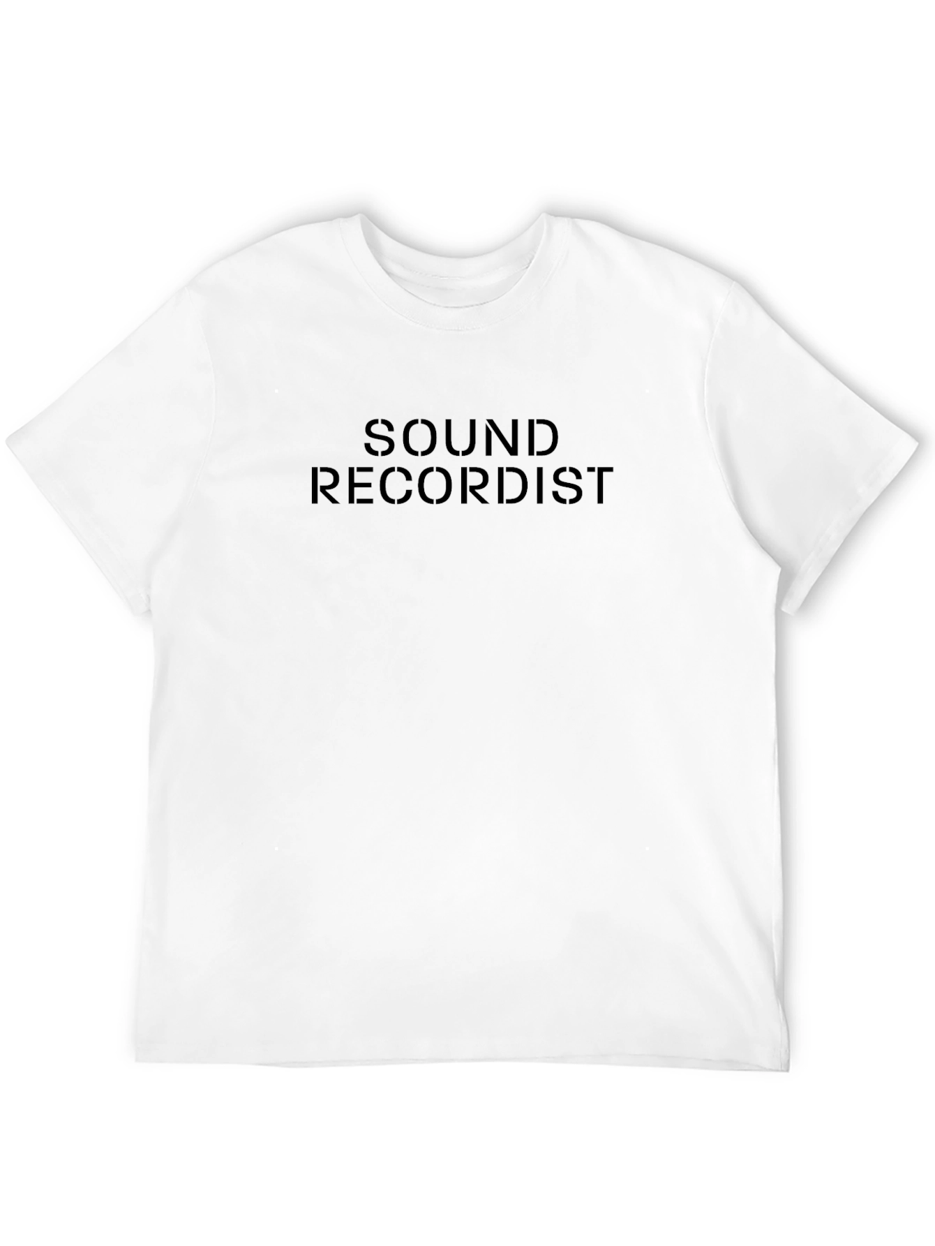 Camiseta Negra Sound Recordist