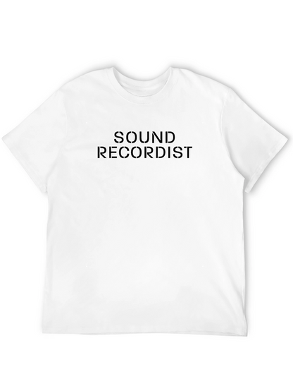 Camiseta Negra Sound Recordist