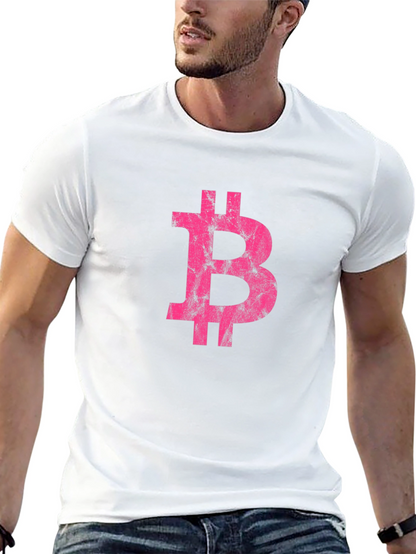 Camiseta Hombre Bitcoin - Estilo Moderno