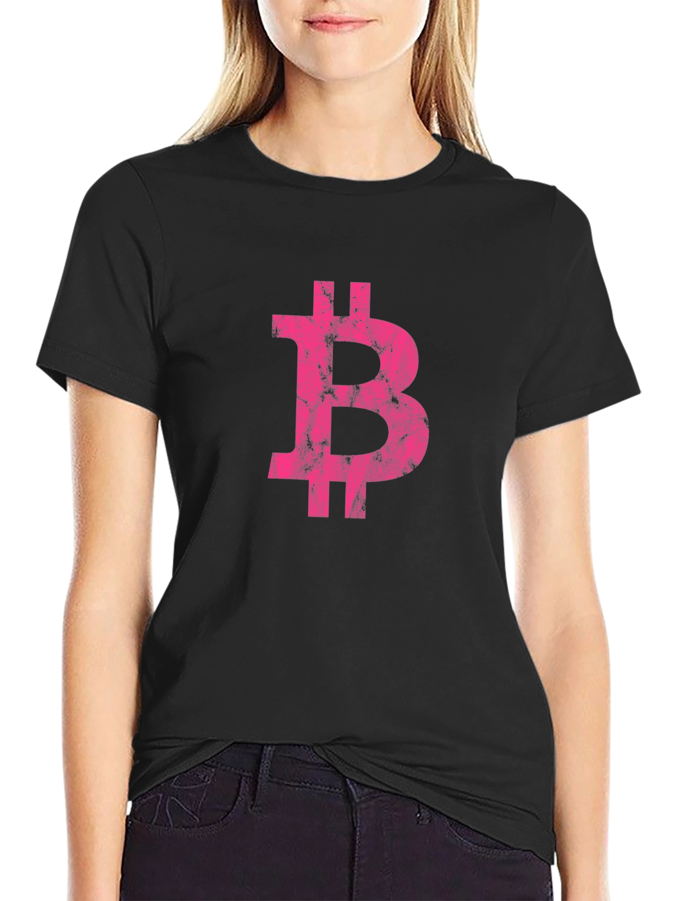 Camiseta Hombre Bitcoin - Estilo Moderno
