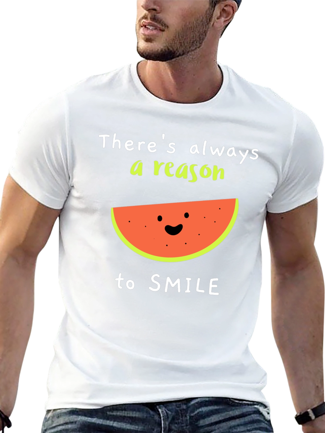 Camiseta Negra: Siempre Hay Una Razón Para Sonreír