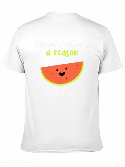 Camiseta Negra: Siempre Hay Una Razón Para Sonreír