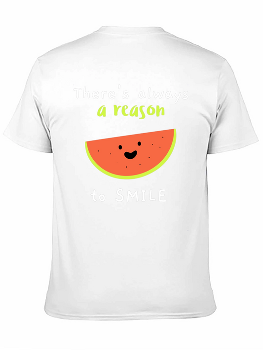 Camiseta Negra: Siempre Hay Una Razón Para Sonreír