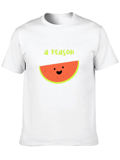 Camiseta Negra: Siempre Hay Una Razón Para Sonreír