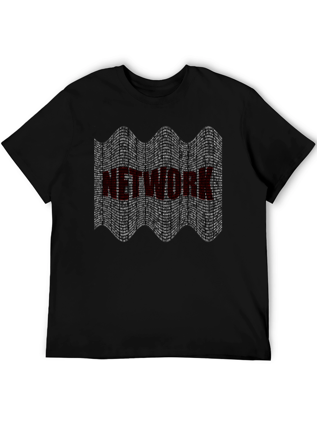 Camiseta Negra Estampado Network