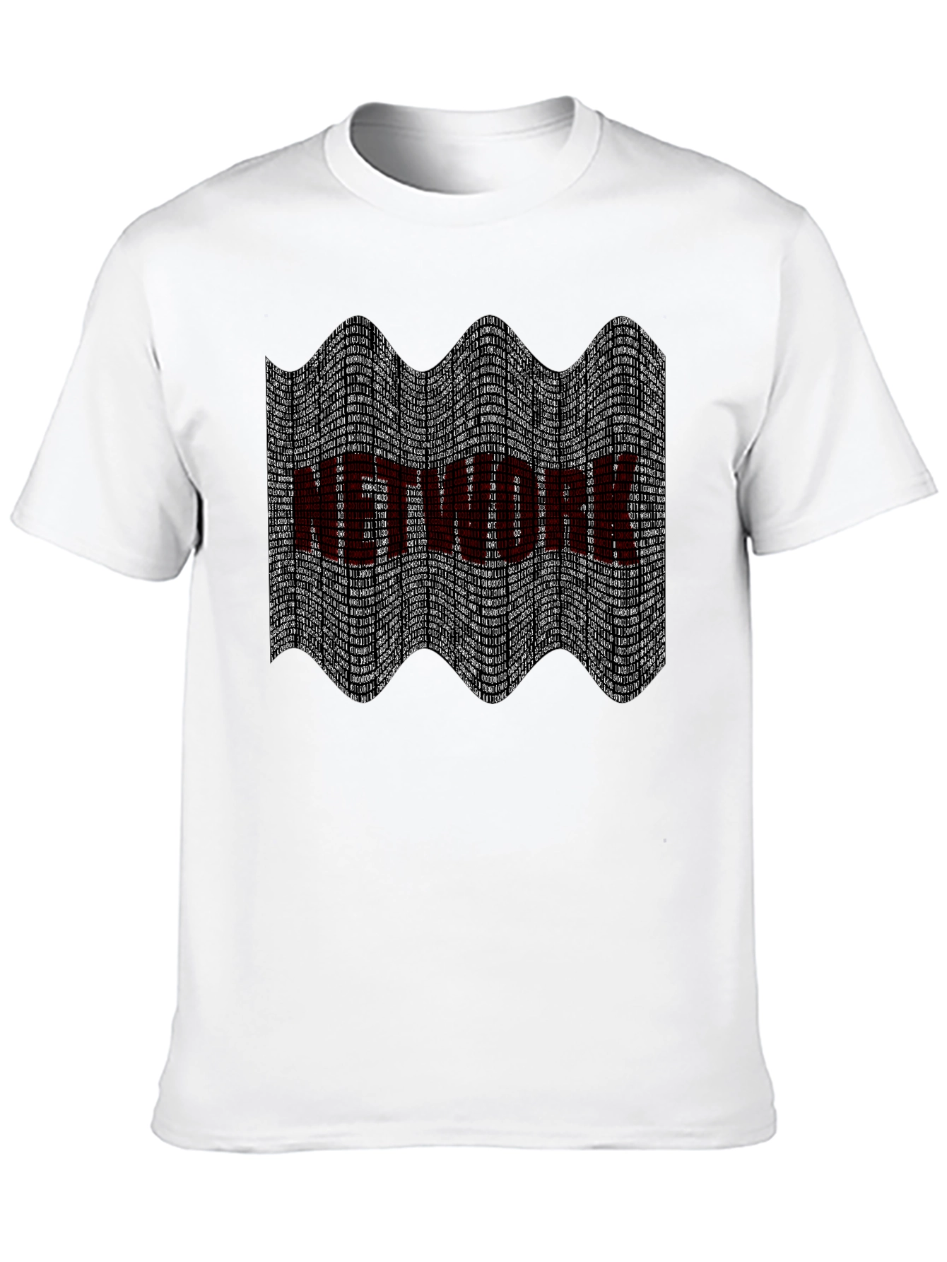 Camiseta Negra Estampado Network