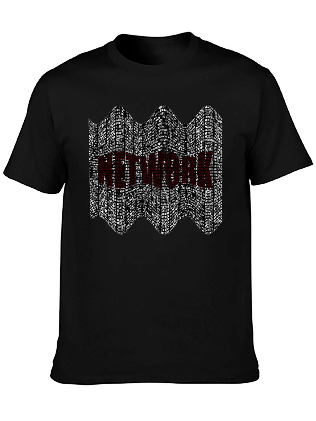 Camiseta Negra Estampado Network
