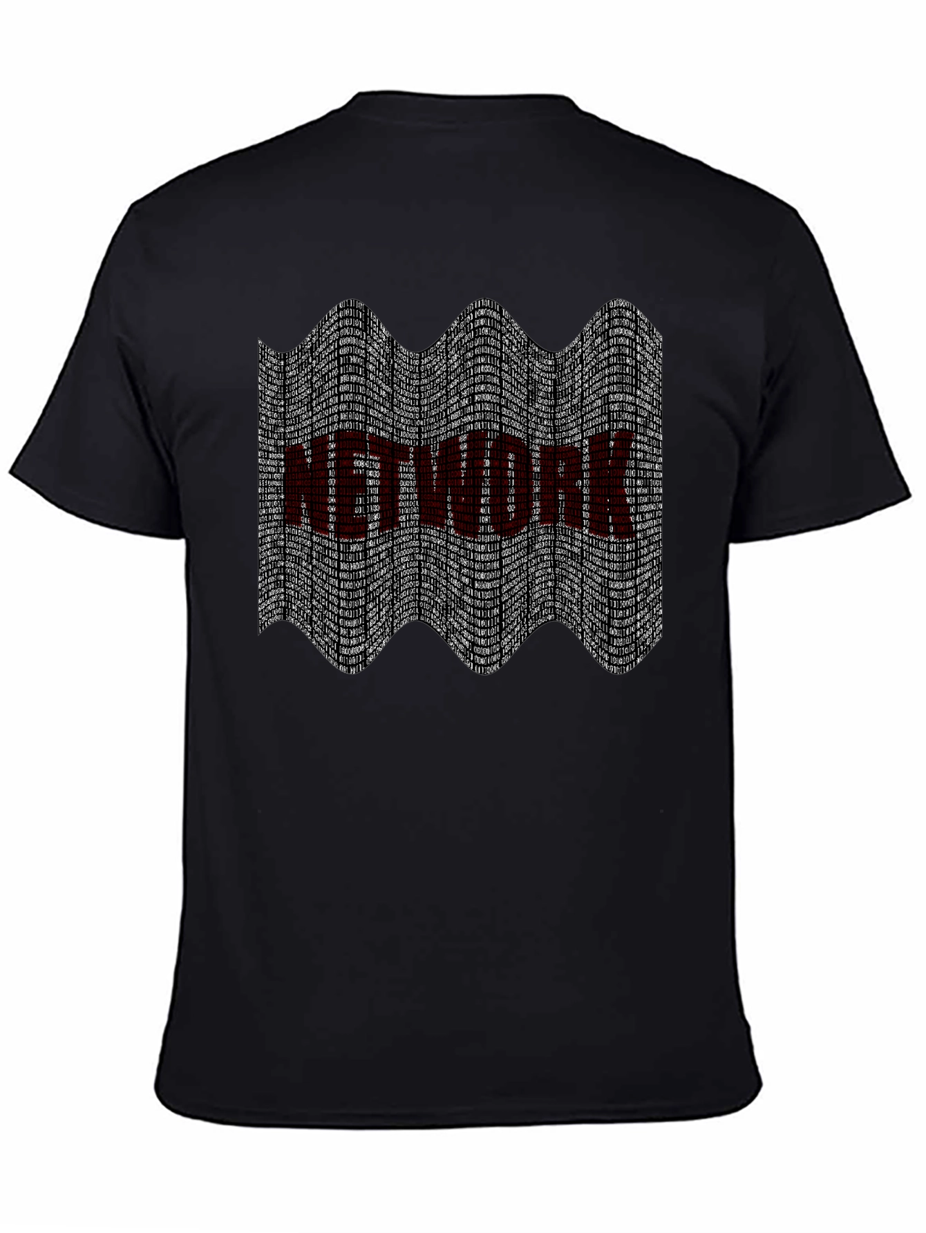 Camiseta Negra Estampado Network
