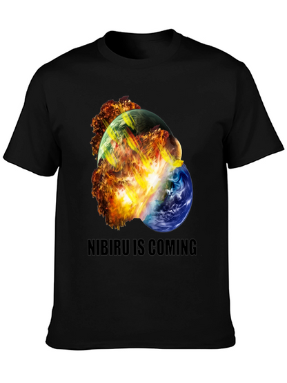 Camiseta Negra Nibiru Is Coming