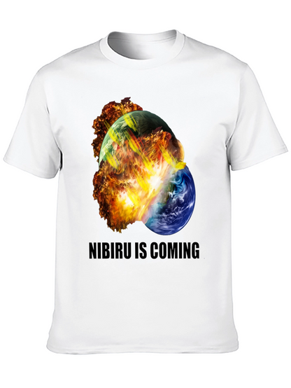 Camiseta Negra Nibiru Is Coming