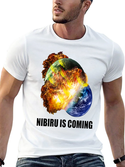 Camiseta Negra Nibiru Is Coming