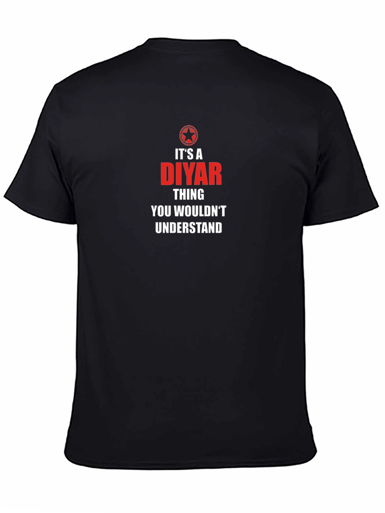 Camiseta Negra Es Cosa de Diyar