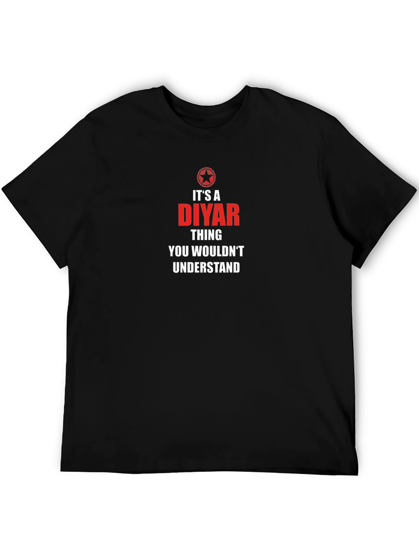 Camiseta Negra Es Cosa de Diyar
