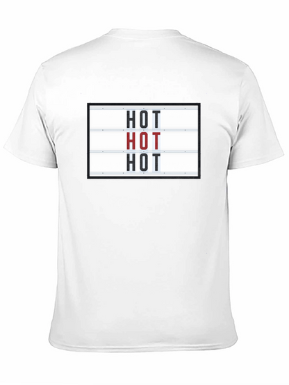 Camiseta Negra con Diseño HOT Divertida y Original