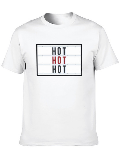 Camiseta Negra con Diseño HOT Divertida y Original