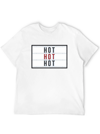 Camiseta Negra con Diseño HOT Divertida y Original