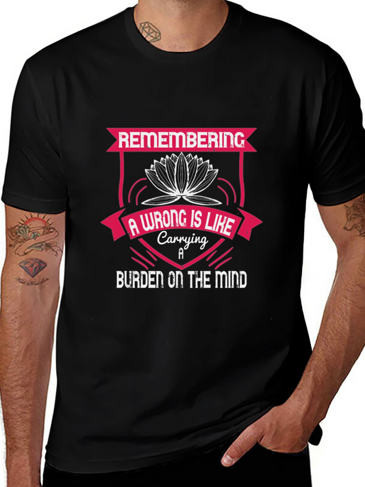 Camiseta Negra con Diseño Motivacional
