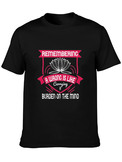 Camiseta Negra con Diseño Motivacional