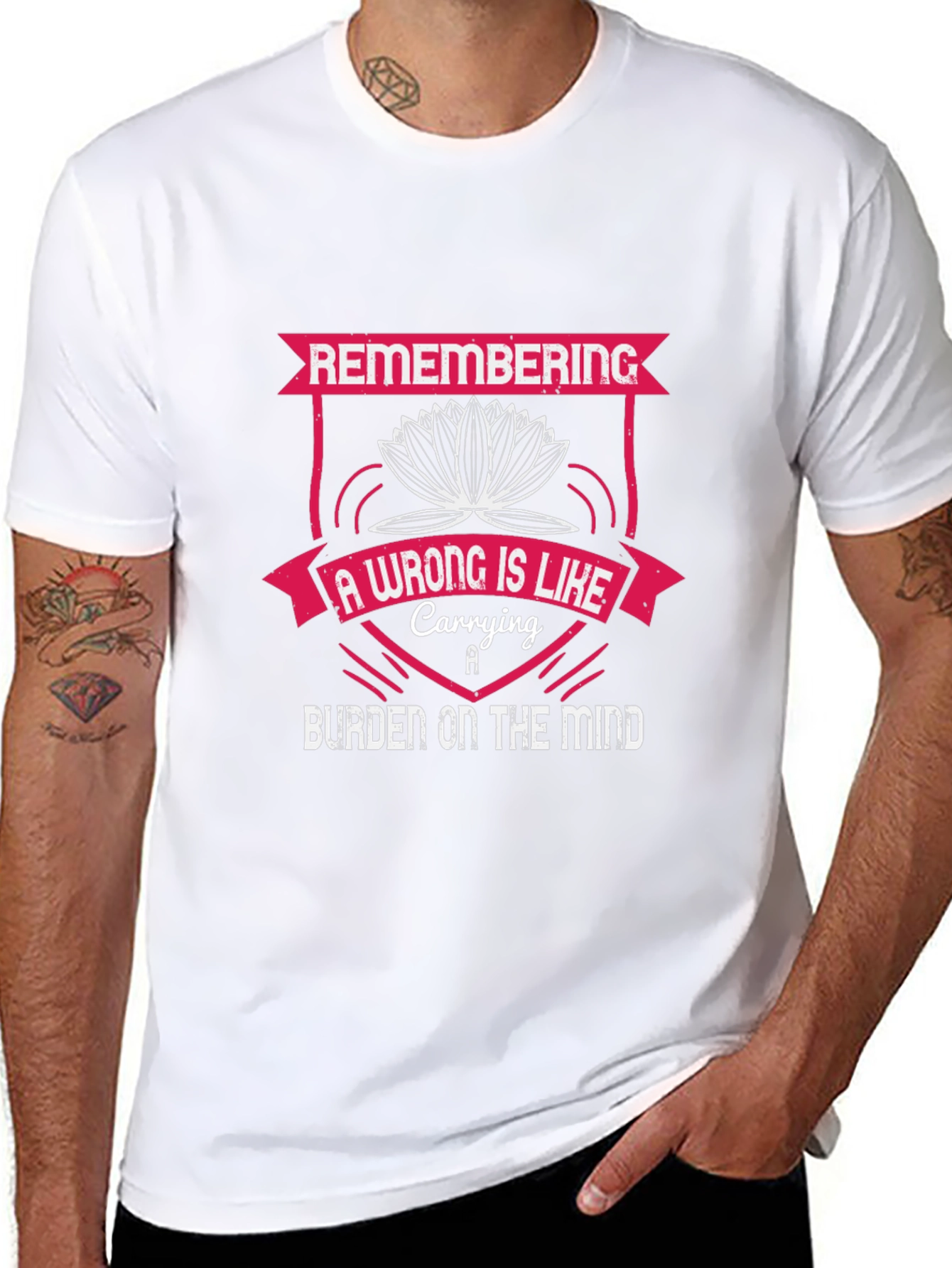 Camiseta Negra con Diseño Motivacional
