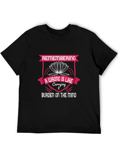 Camiseta Negra con Diseño Motivacional