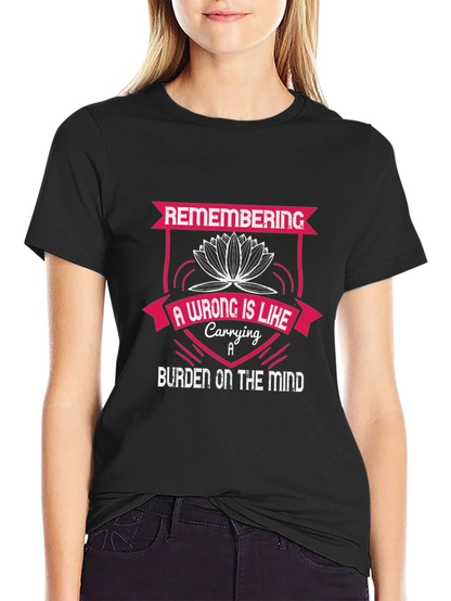 Camiseta Negra con Diseño Motivacional