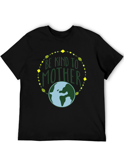 Camiseta Negra Madre Tierra: Sé Amable