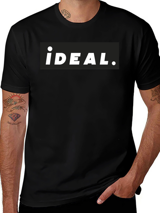 Camiseta Negra Ideal para Hombre