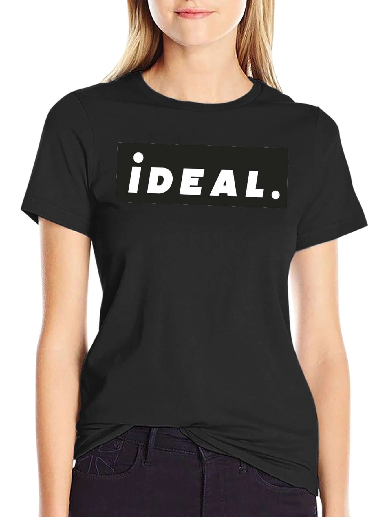 Camiseta Negra Ideal para Hombre